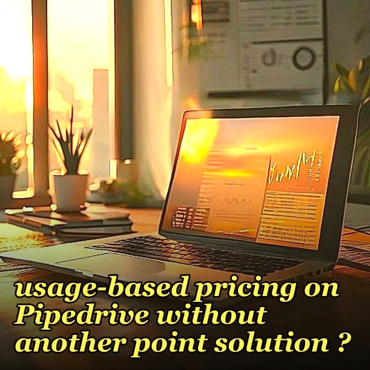 How do you forecast magic number for usage-based pricing on Pipedrive without another point solution ?
