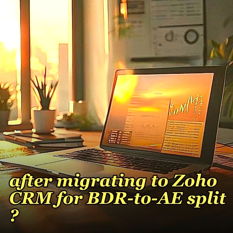 What CRM fields prove you fixed MQL decay after migrating to Zoho CRM for BDR-to-AE split ?