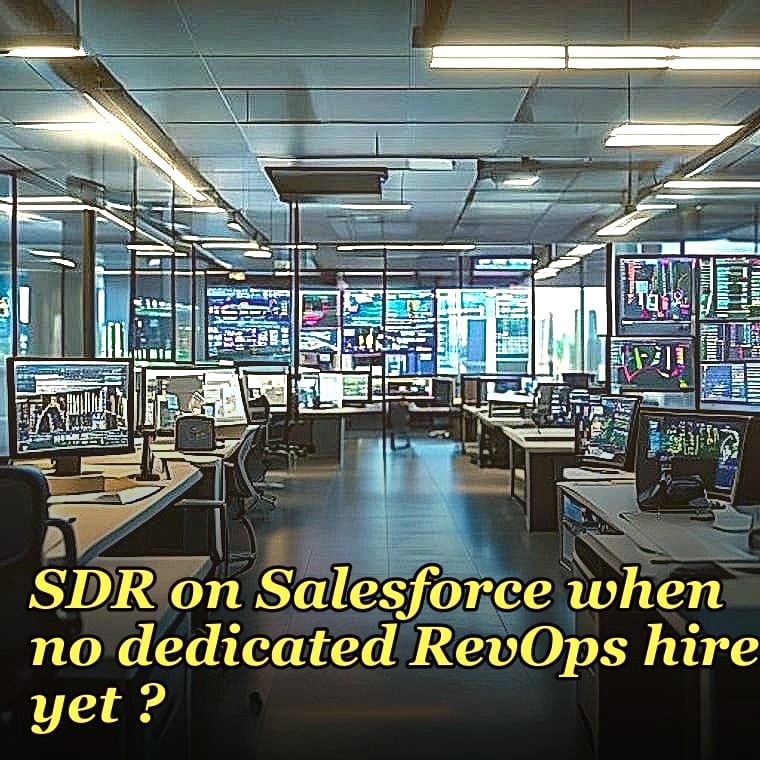 What is the RevOps playbook for commission disputes during outbound SDR on Salesforce when no dedicated RevOps hire yet ?