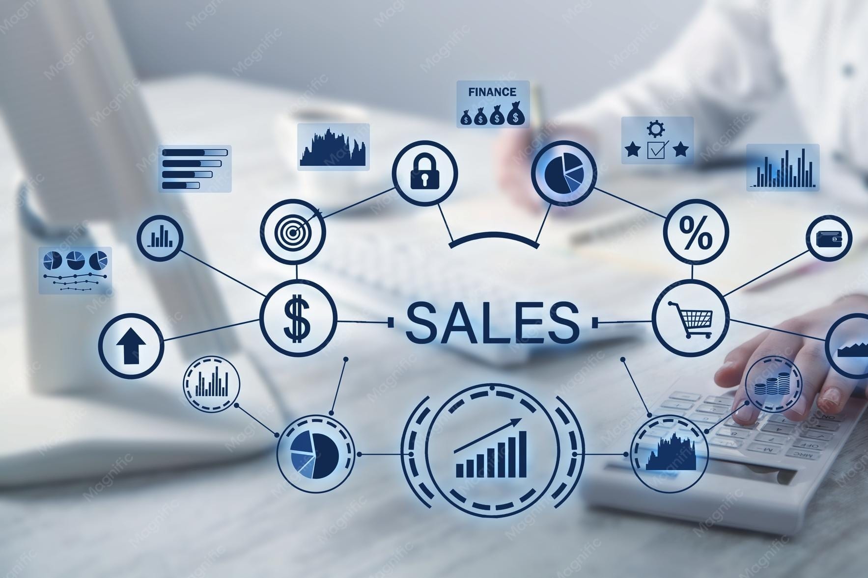 How do you structure a sales content management system for easy access