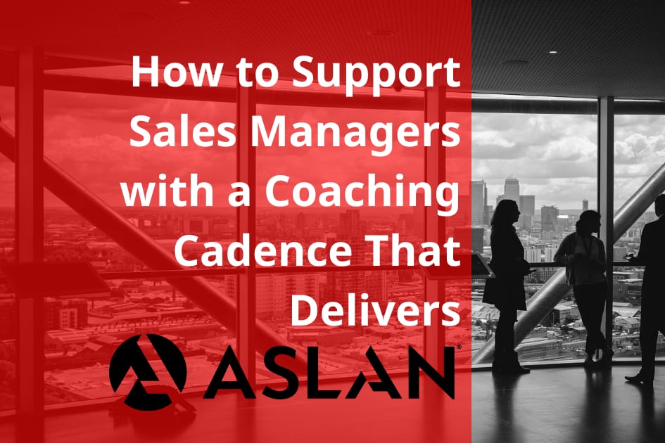 How do you establish a coaching cadence that improves rep performance