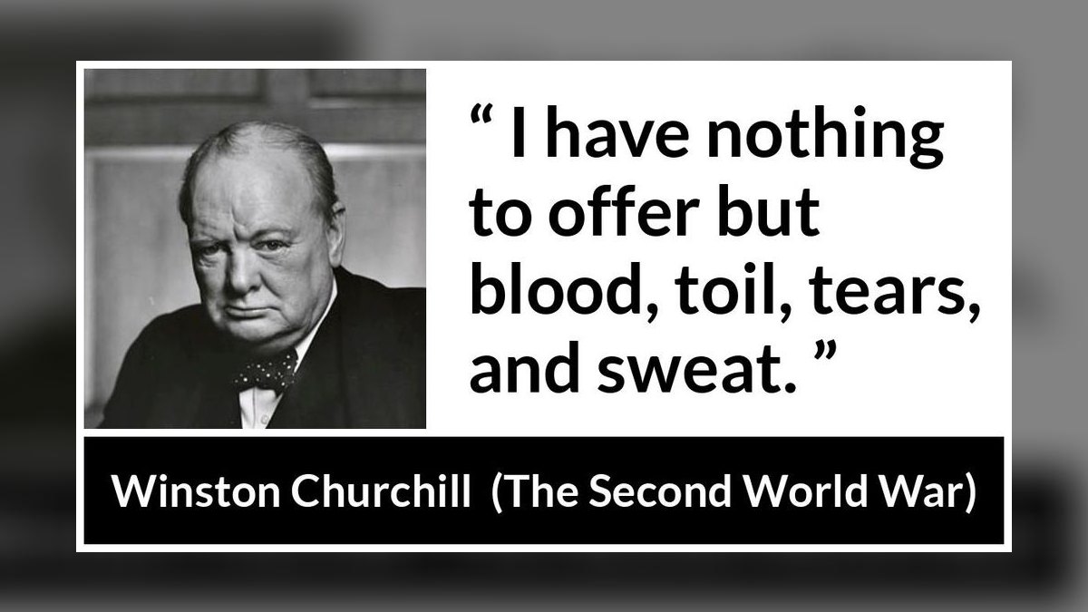 Winston Churchill’s Blood, Toil, Tears and Sweat (1940) — Text and Lessons