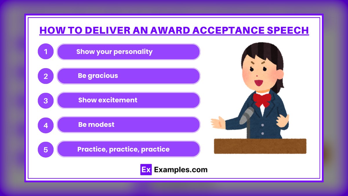 A Gracious Award Acceptance Speech