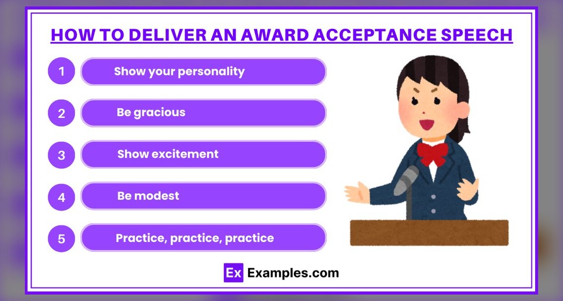 A Gracious Award Acceptance Speech