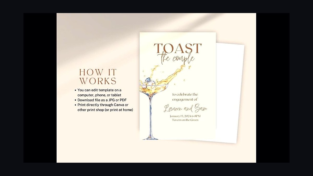 A Toast for an Engagement Party