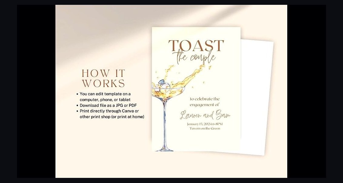 A Toast for an Engagement Party