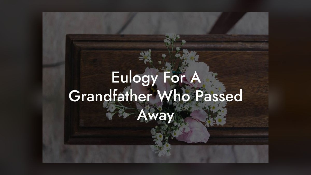 A Eulogy for a Grandfather Who Served in the War in 2027