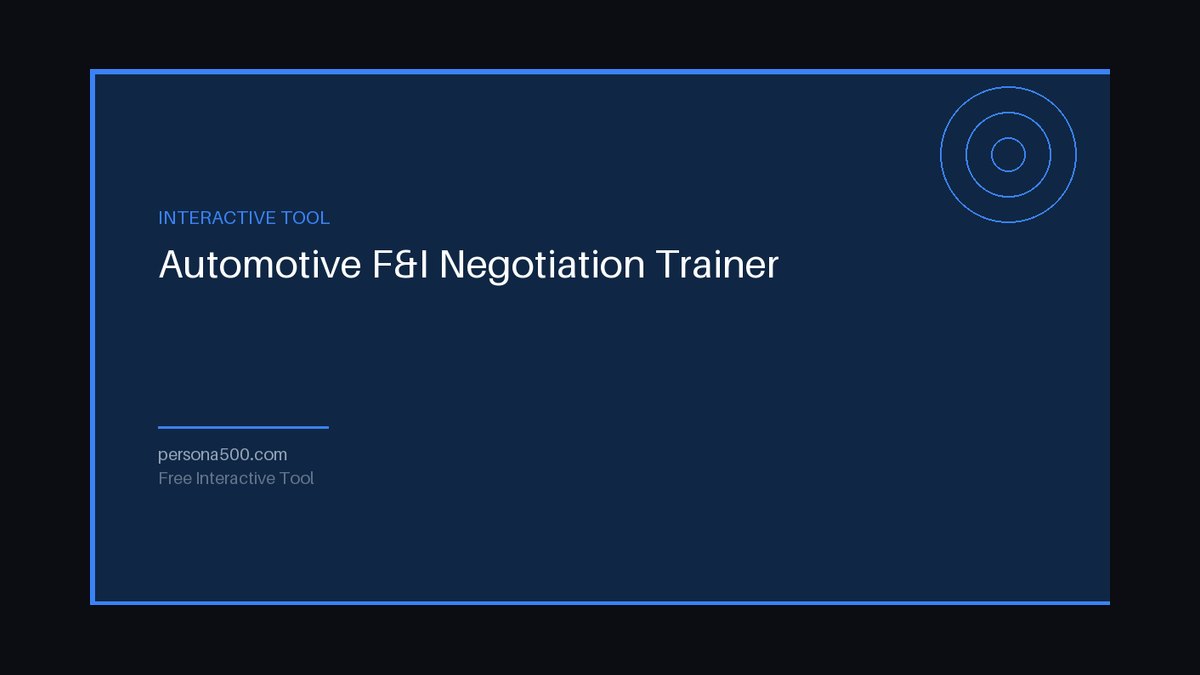 Automotive F&I — 60-Min Training — figure 4