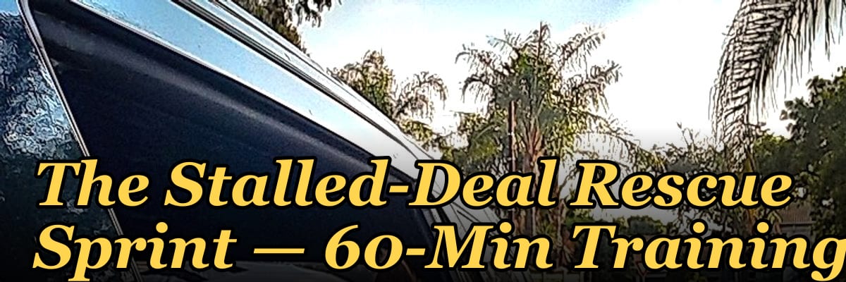 stalled sales deal pipeline chart