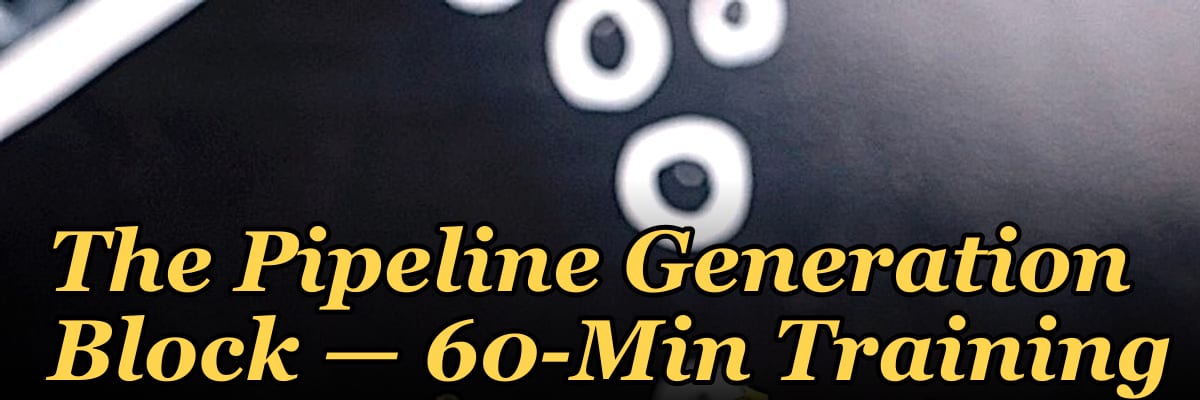 The Pipeline Generation Block — 60-Min Training