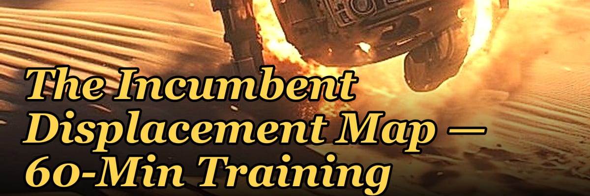 competitive displacement battle map diagram