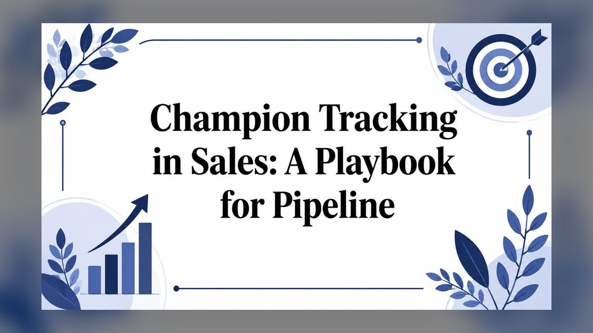 Top 10 MEDDPICC training exercises for sales managers in 2027 — figure 7