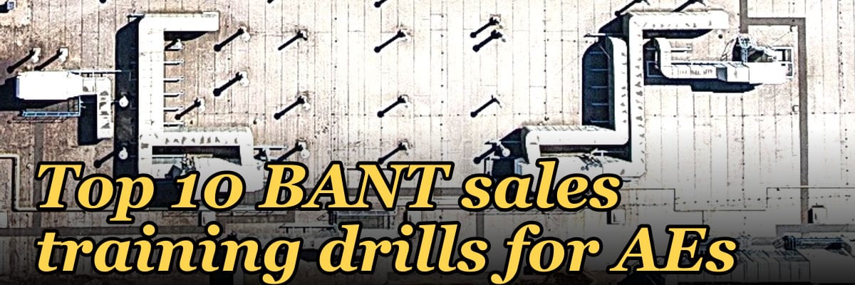 Top 10 BANT sales training drills for AEs