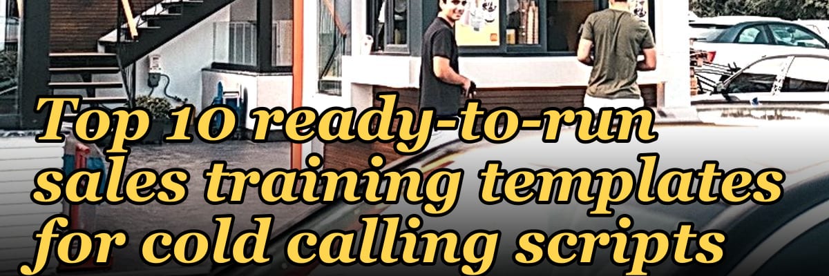 Top 10 ready-to-run sales training templates for cold calling scripts