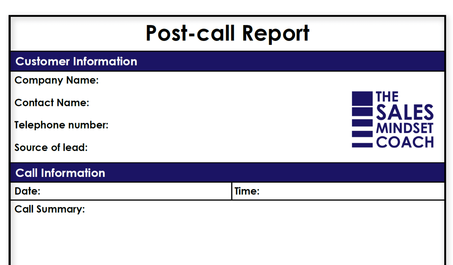 Post-Call Autopsy: A Structured Template for Team Analysis of Recorded Sales Calls — figure 1