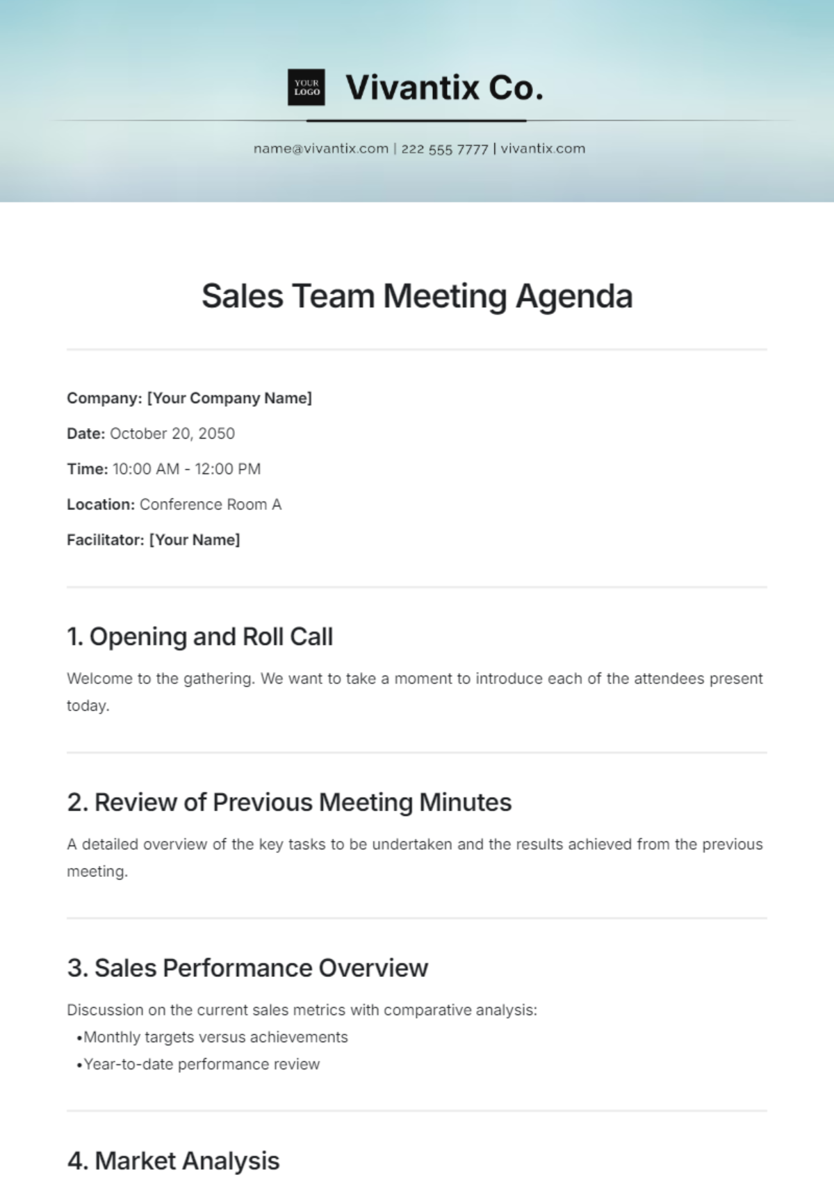 Top 10 team-meeting templates to boost weekly sales pipeline reviews — figure 4