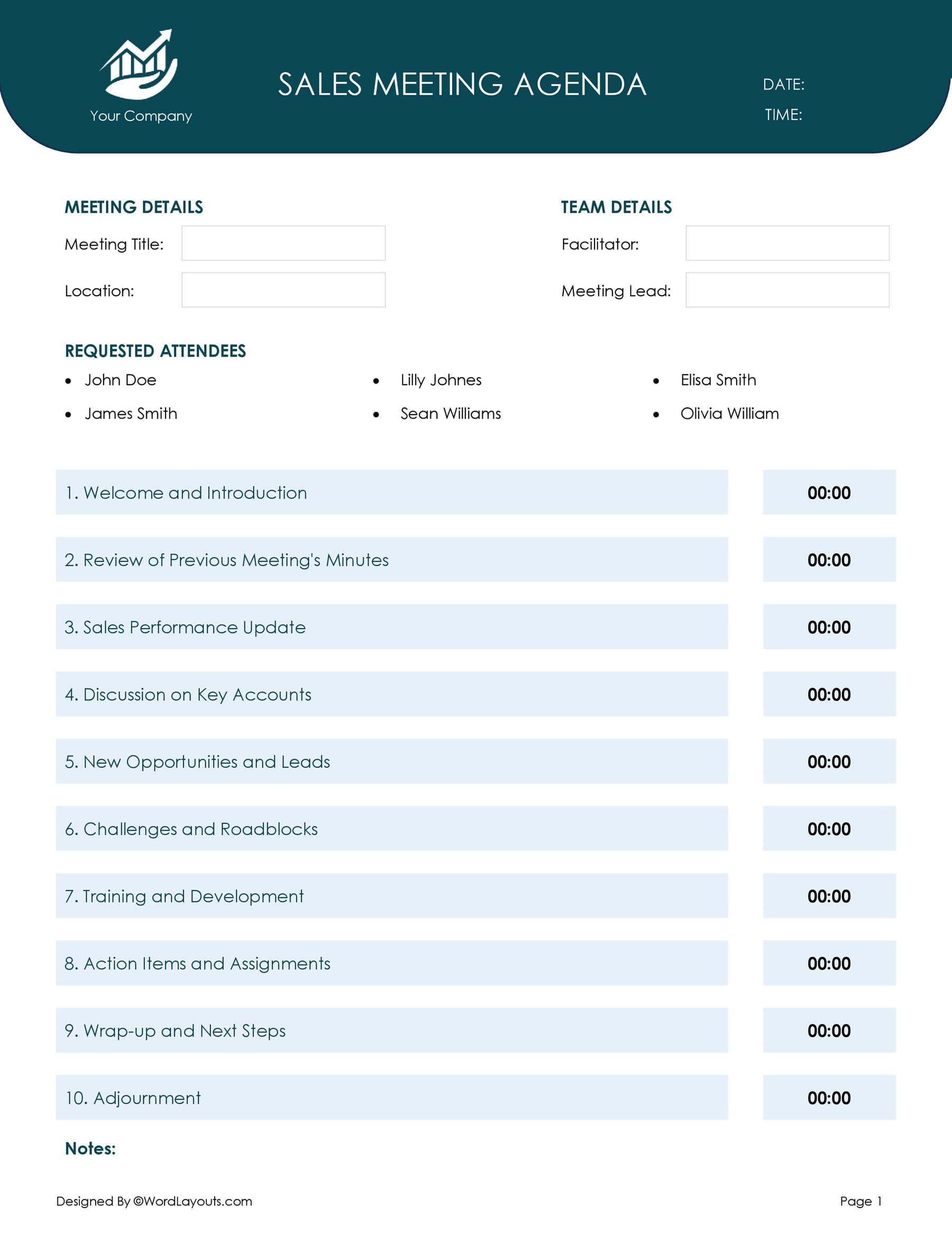 Top 10 team-meeting templates to boost weekly sales pipeline reviews — figure 9