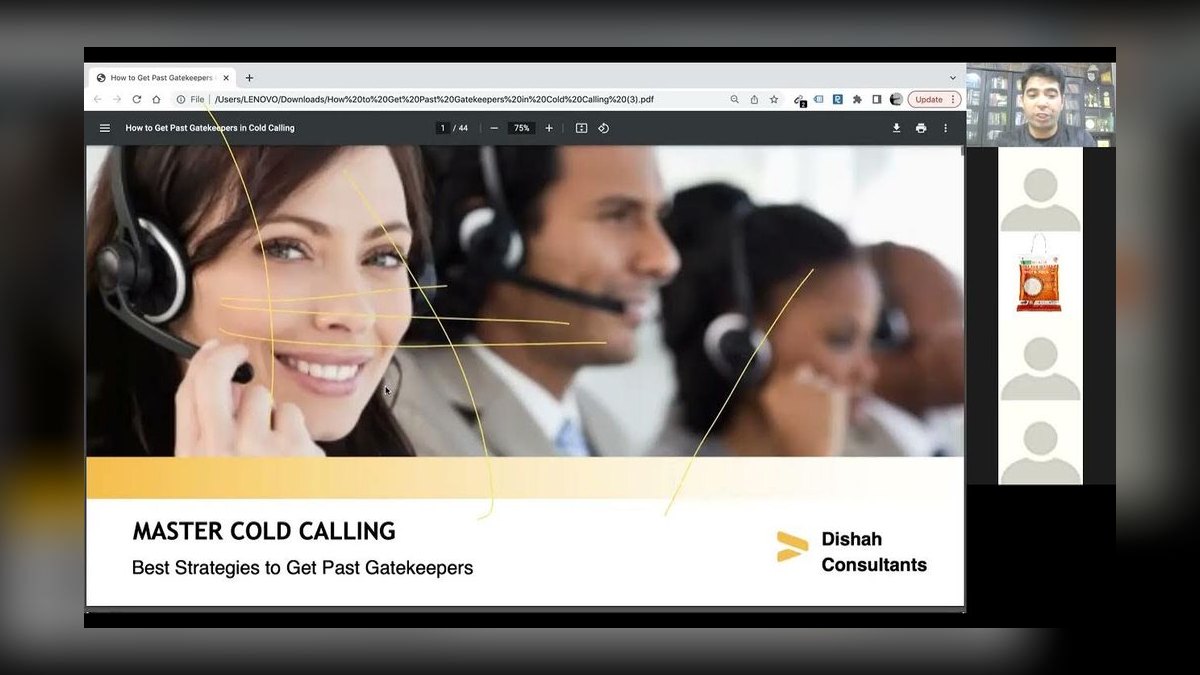 Cold Calling Script Practice Session Guide — figure 1