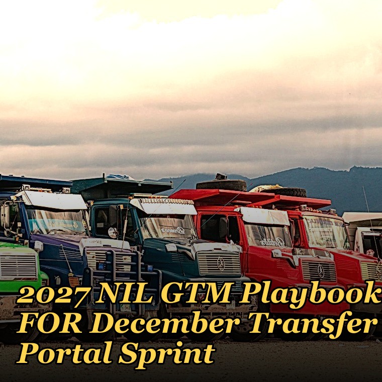 2027 NIL GTM Playbook FOR December Transfer Portal Sprint — 60-Min Training