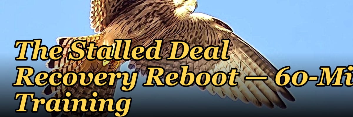 The Stalled Deal Recovery Reboot — 60-Min Training