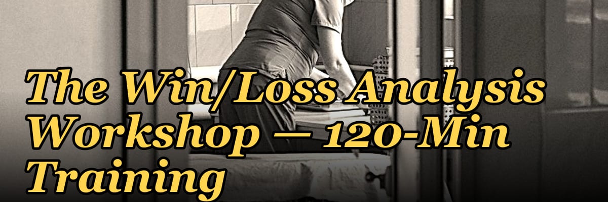 The Win/Loss Analysis Workshop — 120-Min Training