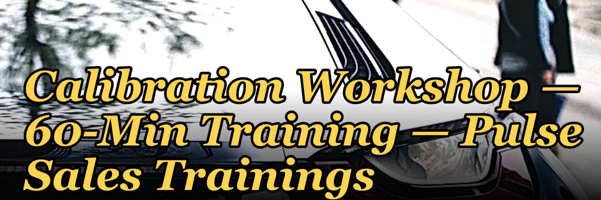 The Forecasting Calibration Workshop — 60-Min Training — Pulse Sales Trainings
