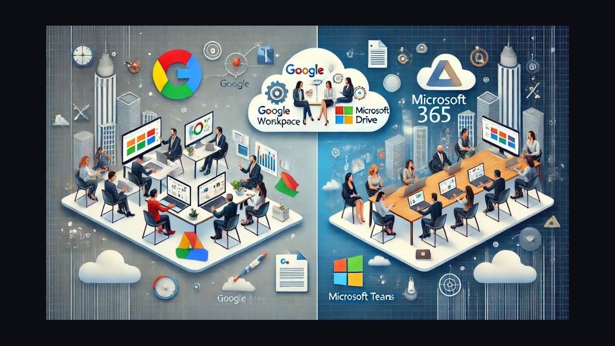 How does Google Workspace compare to Microsoft 365 for collaboration — figure 7