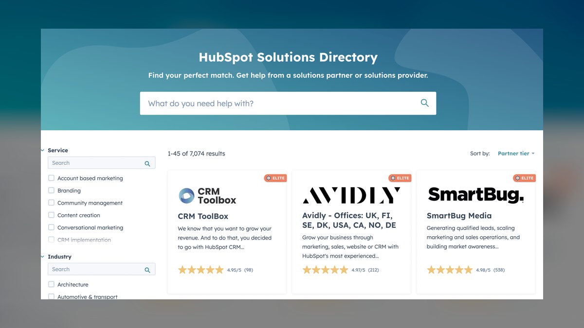 Top 10 HubSpot CRM agencies to hire for custom implementation in 2027 — figure 1