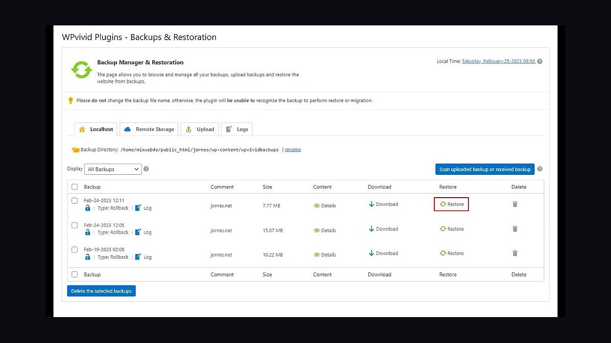 Top 10 Website Backup Tools in 2027 — figure 8