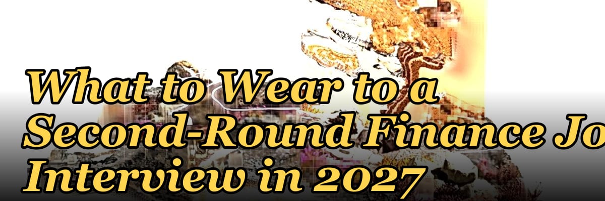 What to Wear to a Second-Round Finance Job Interview in 2027