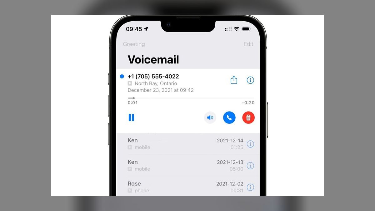 How do I set up voicemail on a new phone in 2027?
