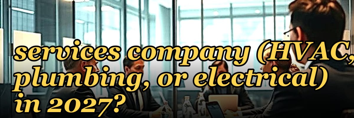What is the best tech stack for a field services company (HVAC, plumbing, or electrical) in 2027?