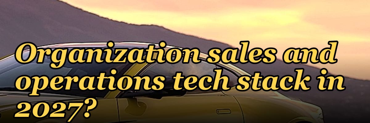 What is the recommended Esports and Pro Gaming Organization sales and operations tech stack in 2027?