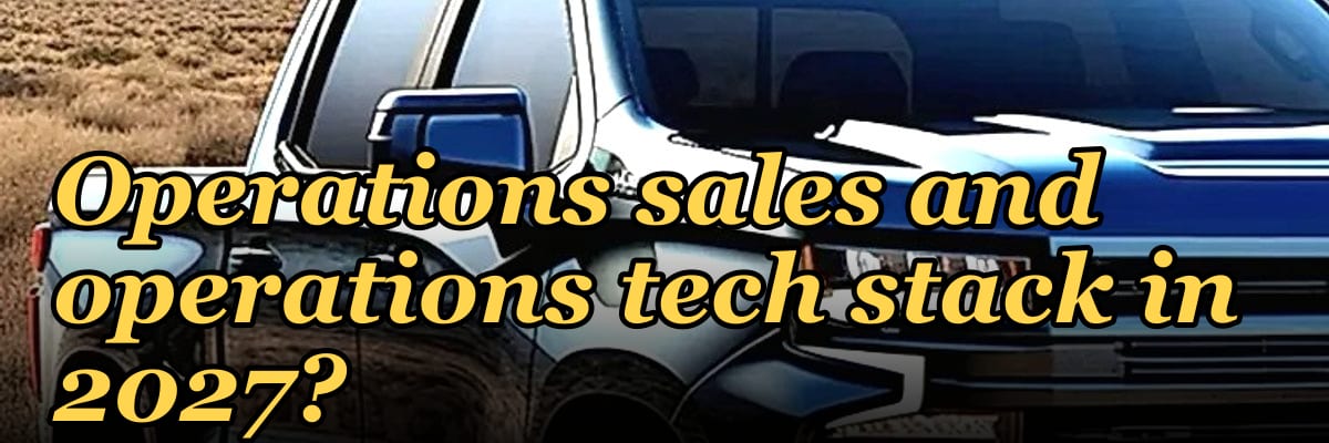 What is the recommended Professional Sports Team Operations sales and operations tech stack in 2027?