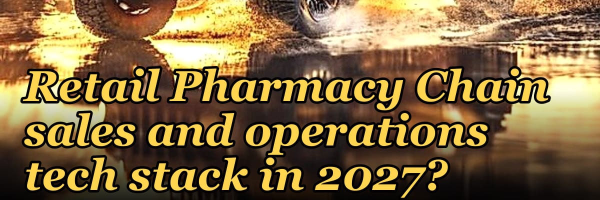 What is the recommended Retail Pharmacy Chain sales and operations tech stack in 2027?