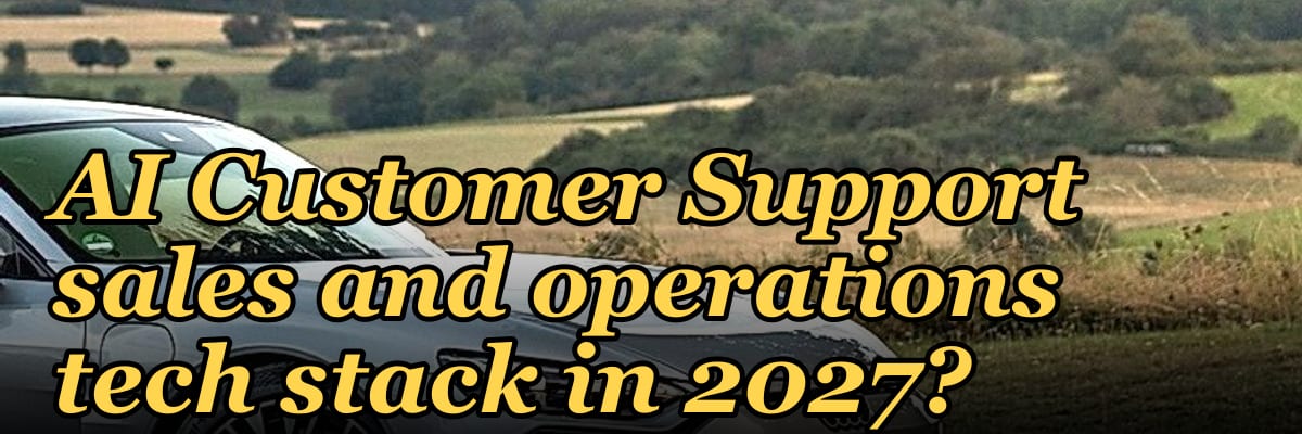 What is the recommended AI Customer Support sales and operations tech stack in 2027?