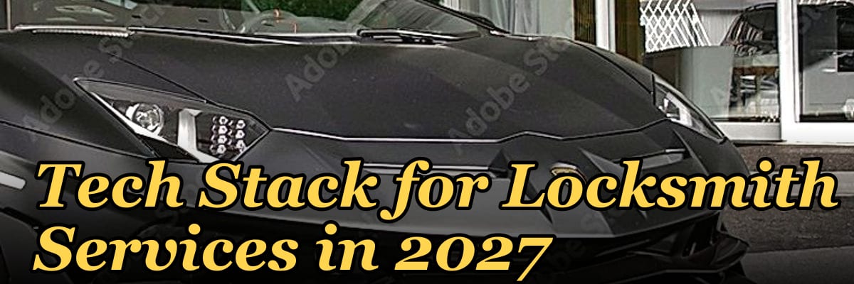 Tech Stack for Locksmith Services in 2027