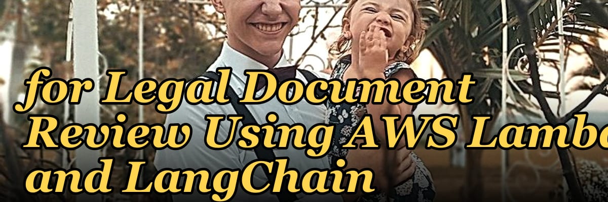 A Serverless AI Stack for Legal Document Review Using AWS Lambda and LangChain