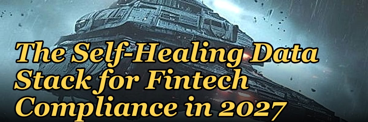 The Self-Healing Data Stack for Fintech Compliance in 2027