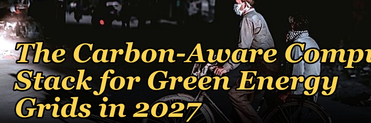 The Carbon-Aware Compute Stack for Green Energy Grids in 2027