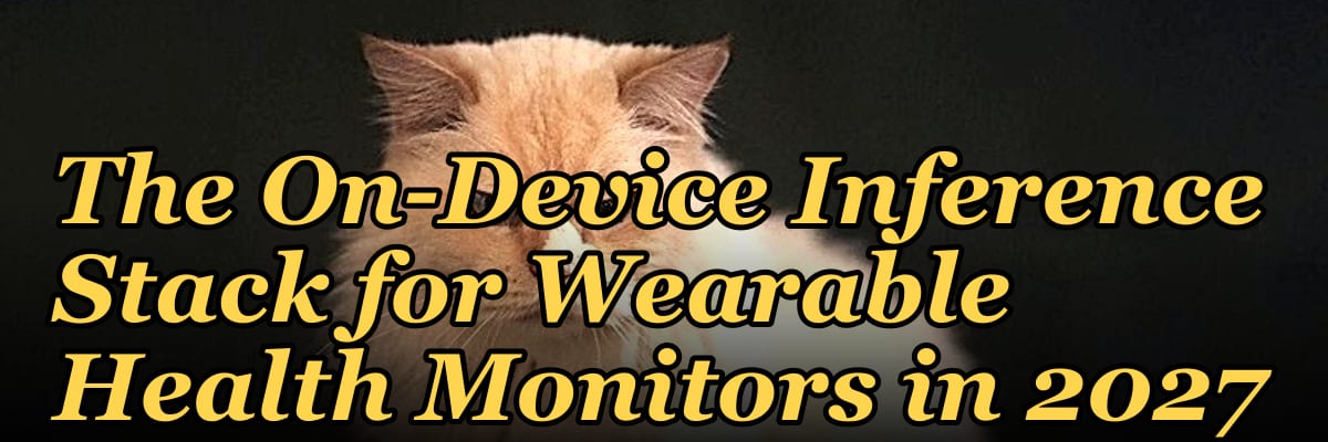 The On-Device Inference Stack for Wearable Health Monitors in 2027