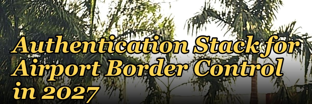 The Biometric Authentication Stack for Airport Border Control in 2027