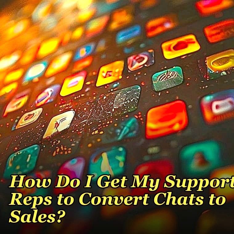 How Do I Get My Support Reps to Convert Chats to Sales?