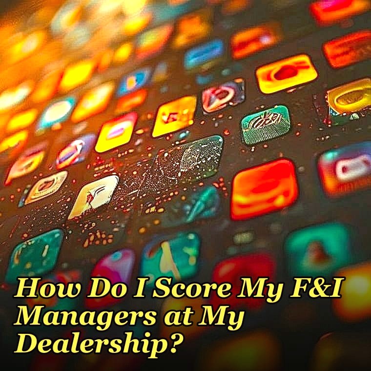 How Do I Score My F&I Managers at My Dealership?