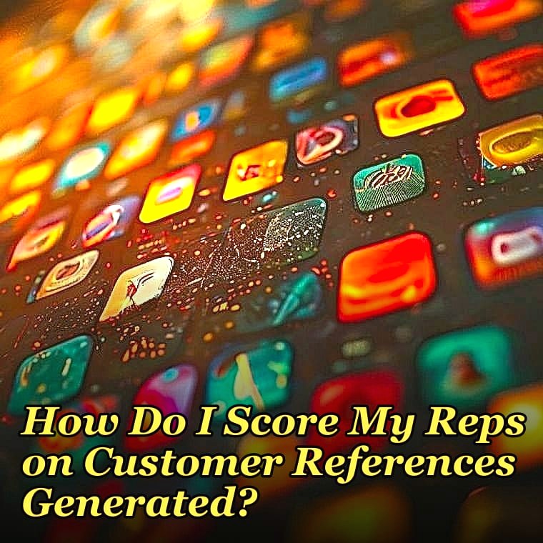 How Do I Score My Reps on Customer References Generated?