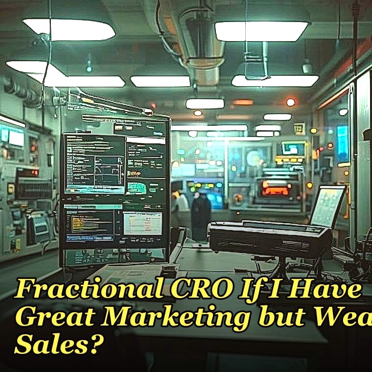 Should I Hire a Fractional CRO If I Have Great Marketing but Weak Sales in 2027?