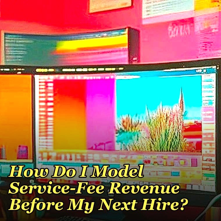 How Do I Model Service-Fee Revenue Before My Next Hire?