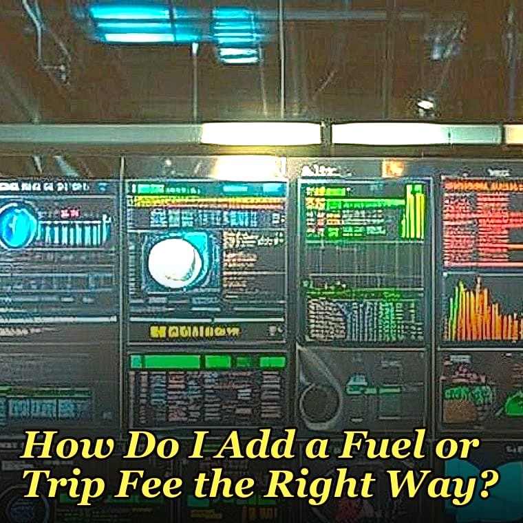 How Do I Add a Fuel or Trip Fee the Right Way?