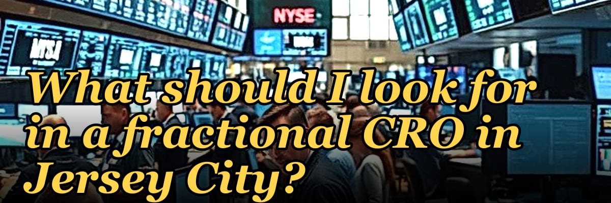 What should I look for in a fractional CRO in Jersey City in 2027?