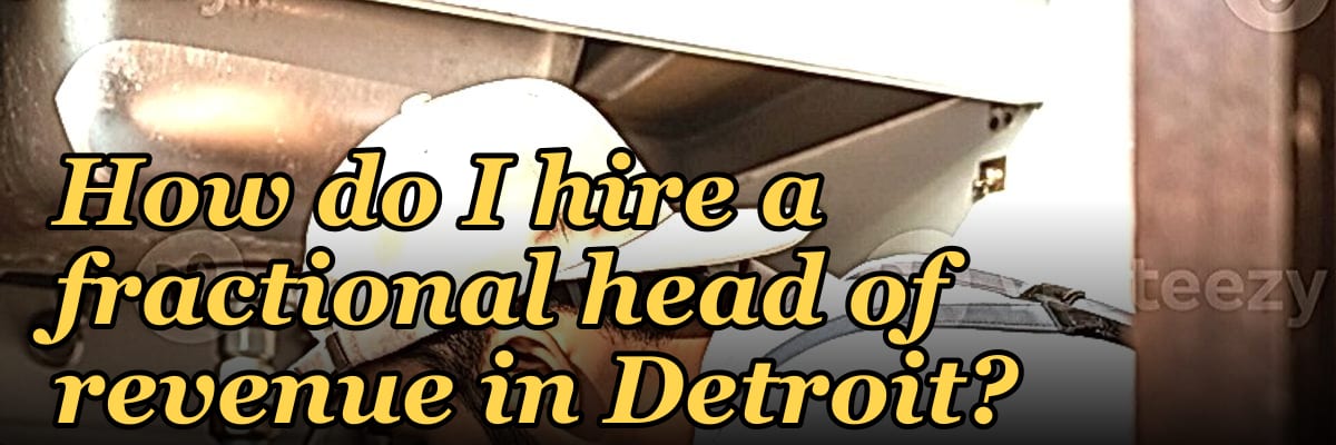 How do I hire a fractional head of revenue in Detroit?